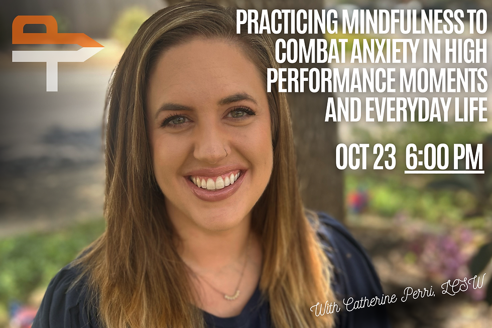 How to Mindfulness to Combat Anxiety in High Performance Moments and Everyday Life