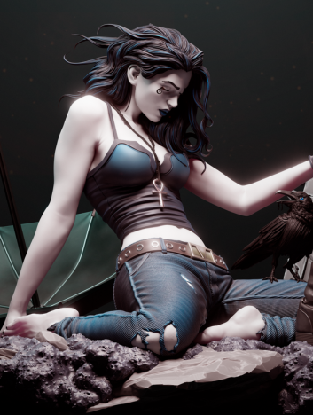 Morte - Sandman | Kaos 3D Lab