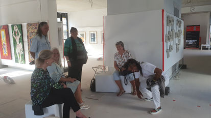 Ausstellung der Originale in der Baustelle Urban Projekt Kunst in Sendling e.V.