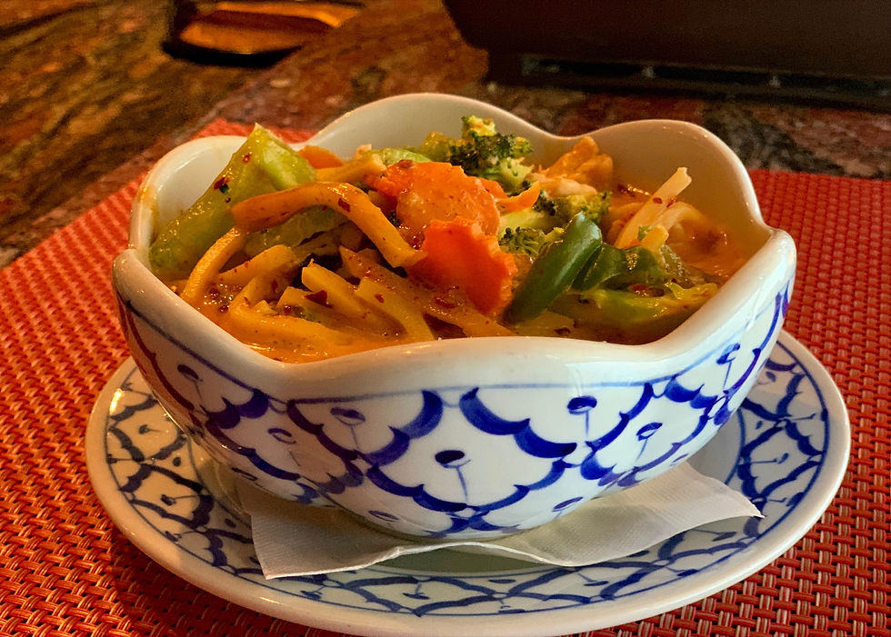 Arranged Food and Objects