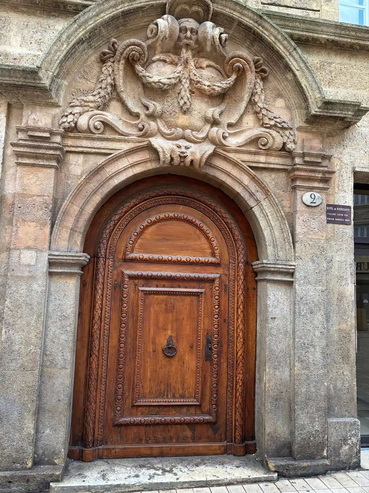 An old door in Aix.
