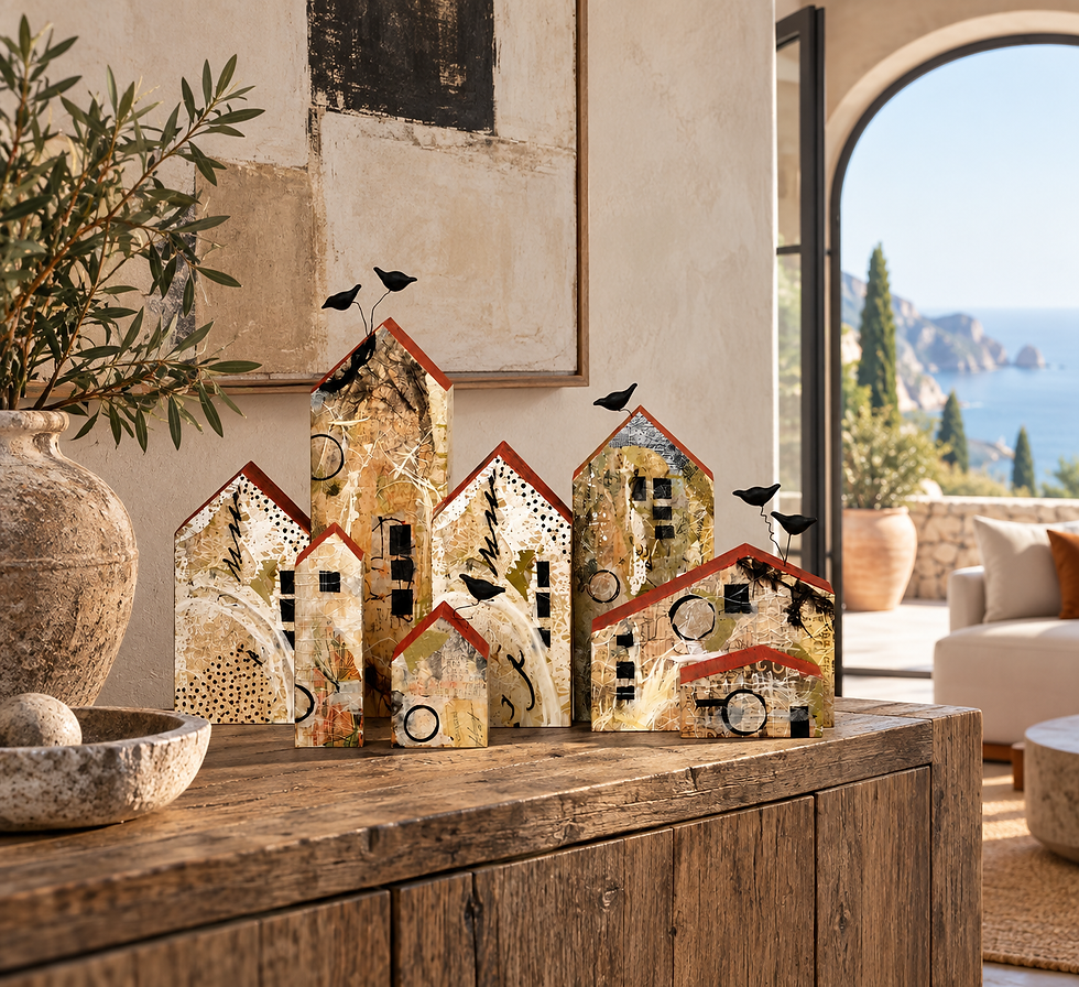 Toits Rouge House Forms — Mediterranean Interior