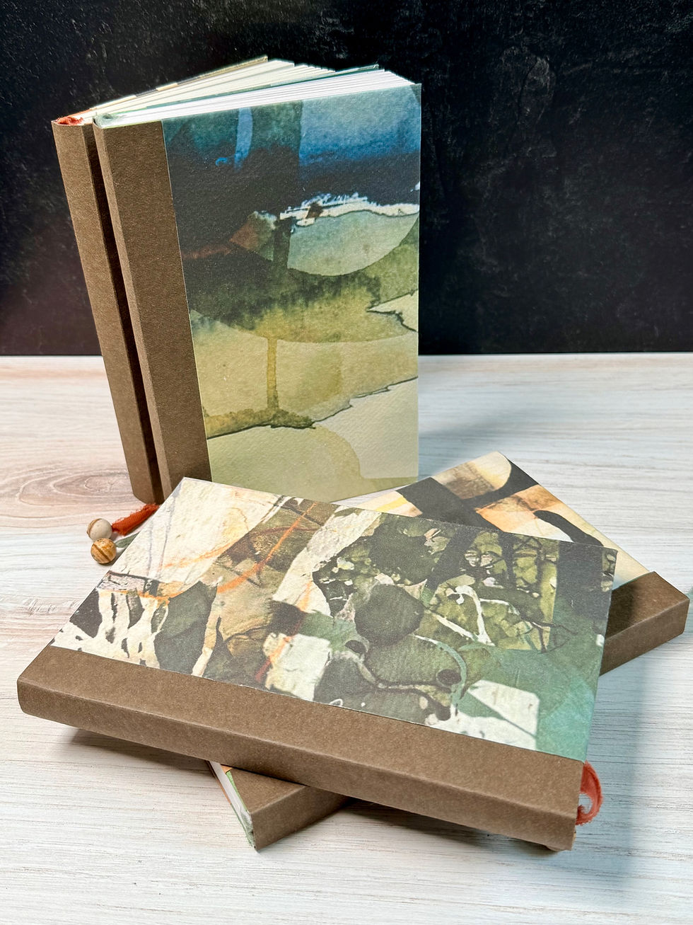 Handbound books from the Woodland series