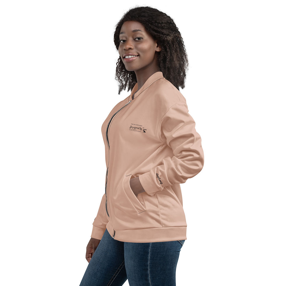 Thumbnail: Everyday Dusty Rose Unisex Bomber Jacket