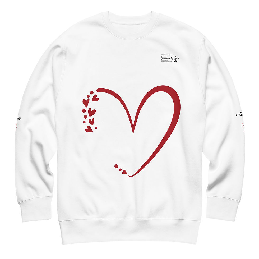Thumbnail: Designed by Joan Valentine Heart - Own the Vibe Crewneck Sweater
