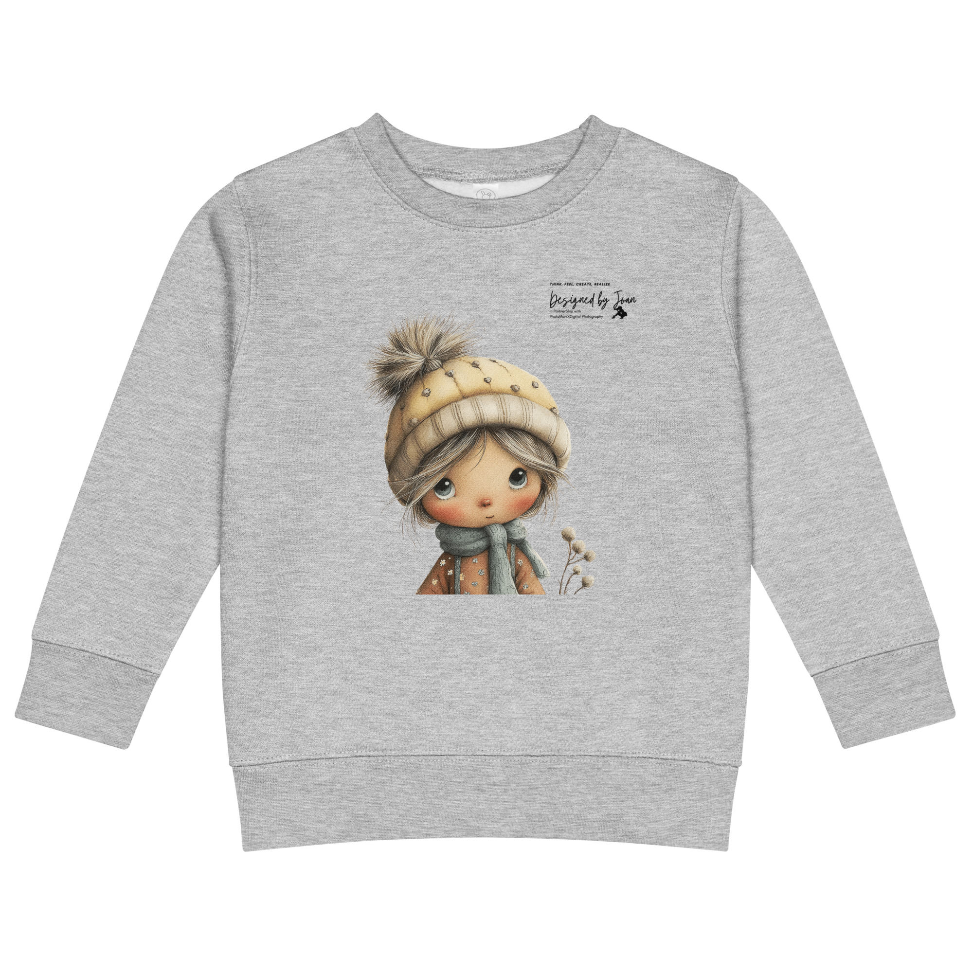 Autumn Boho Kids Ellie Crewneck Sweatshirt