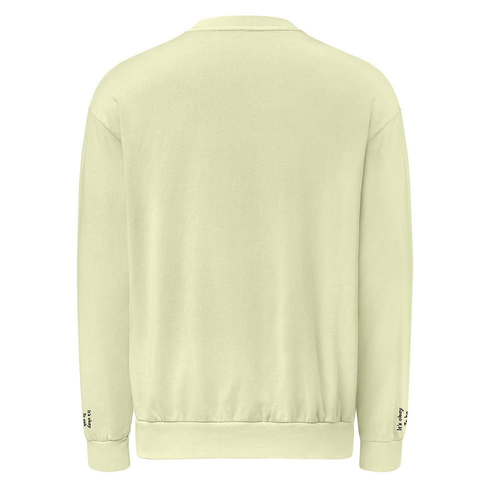 Miniature : Designed by Joan – Your Journey Embroidery Crewneck Sweater