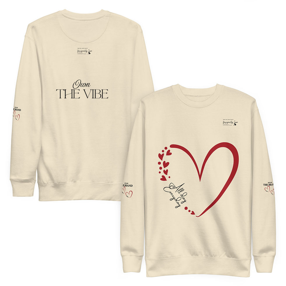 Thumbnail:  Valentine Heart ‘All day Everyday- Own the Vibe Crewneck Sweater