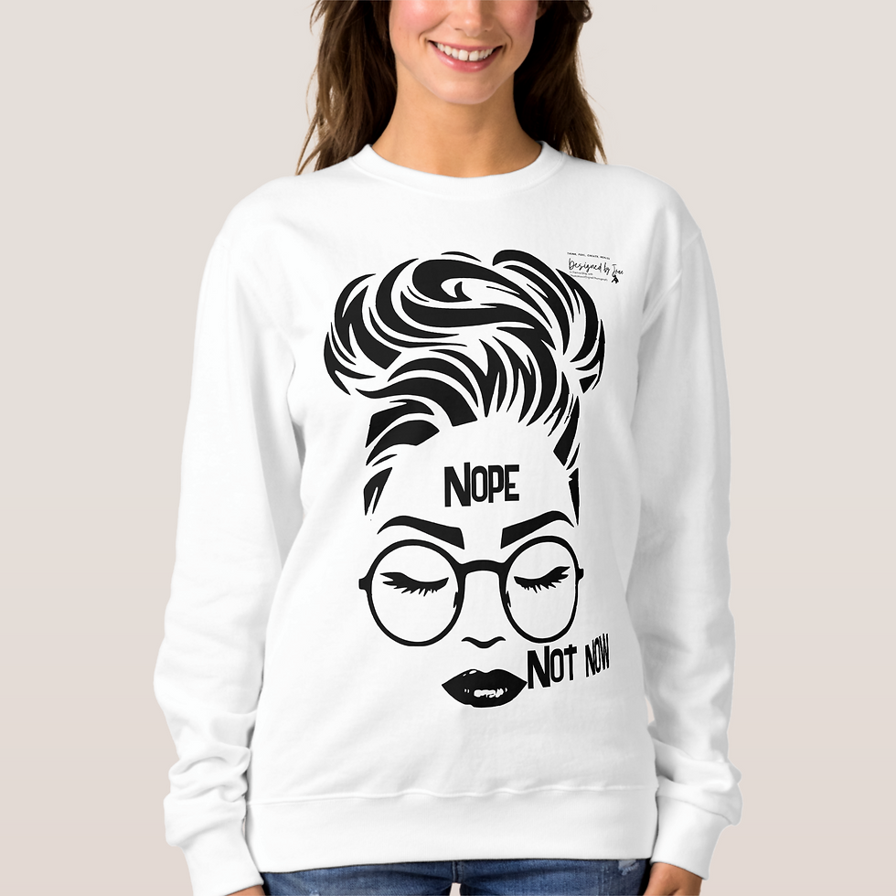 Miniatura: Nope Not Now Crewneck Sweater