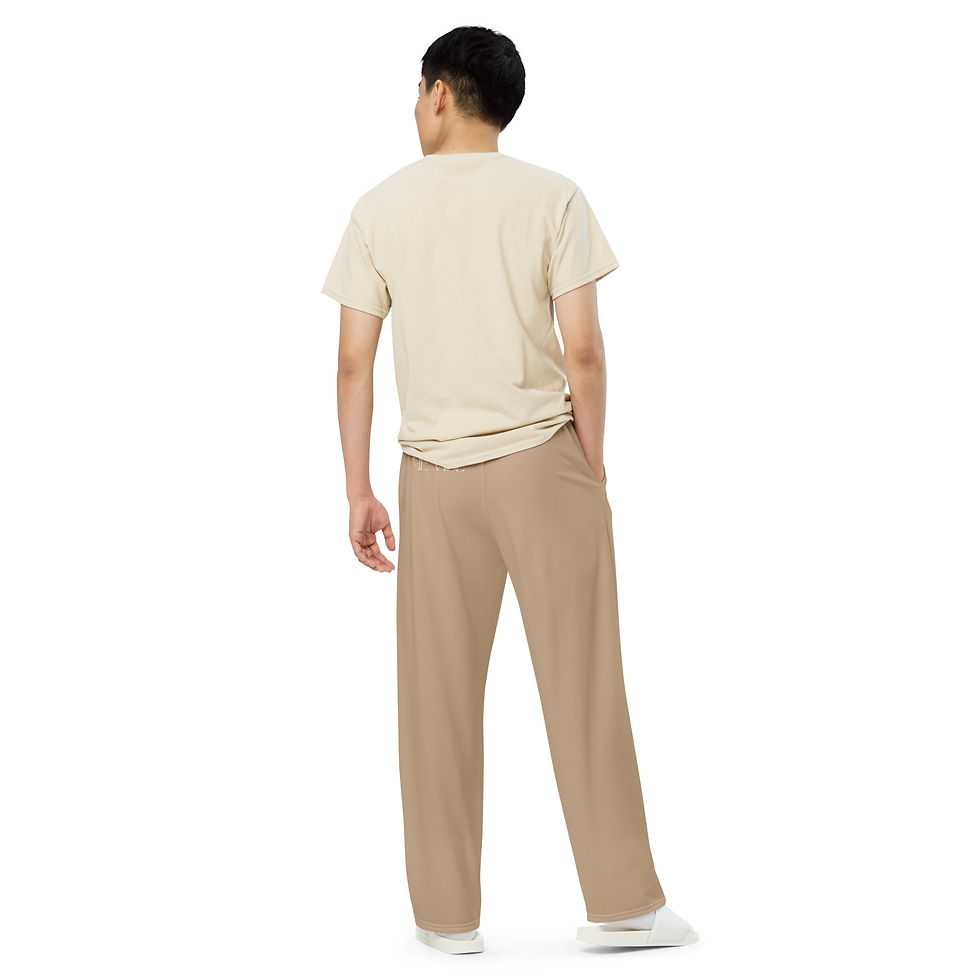 Thumbnail: Everyday Light Brown Wide Leg Pants