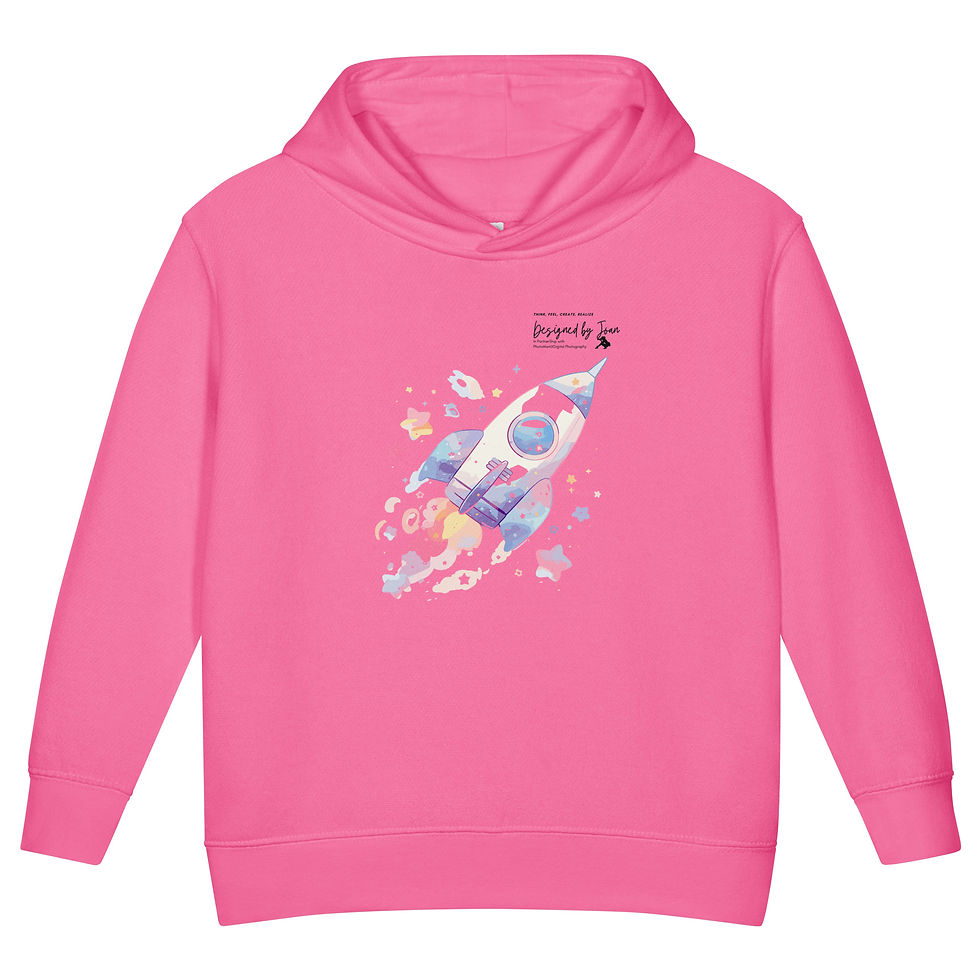 Thumbnail: Rocket Toddler fleece pullover hoodie