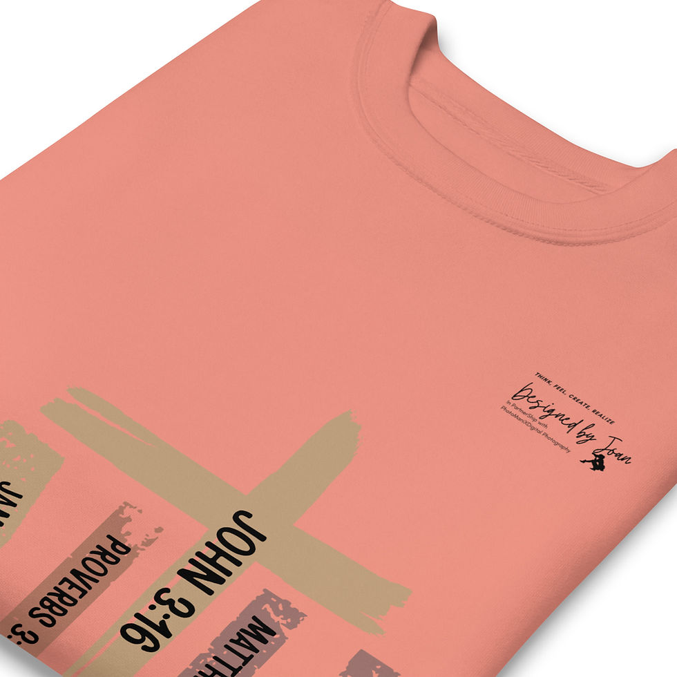 Miniatura: Designed by Joan Faith Premium Crewneck Sweater
