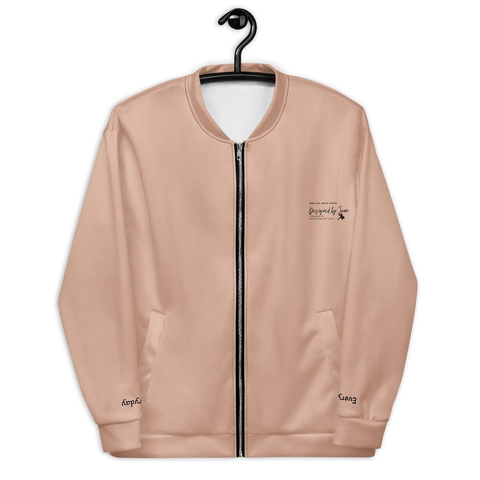 Thumbnail: Everyday Dusty Rose Unisex Bomber Jacket