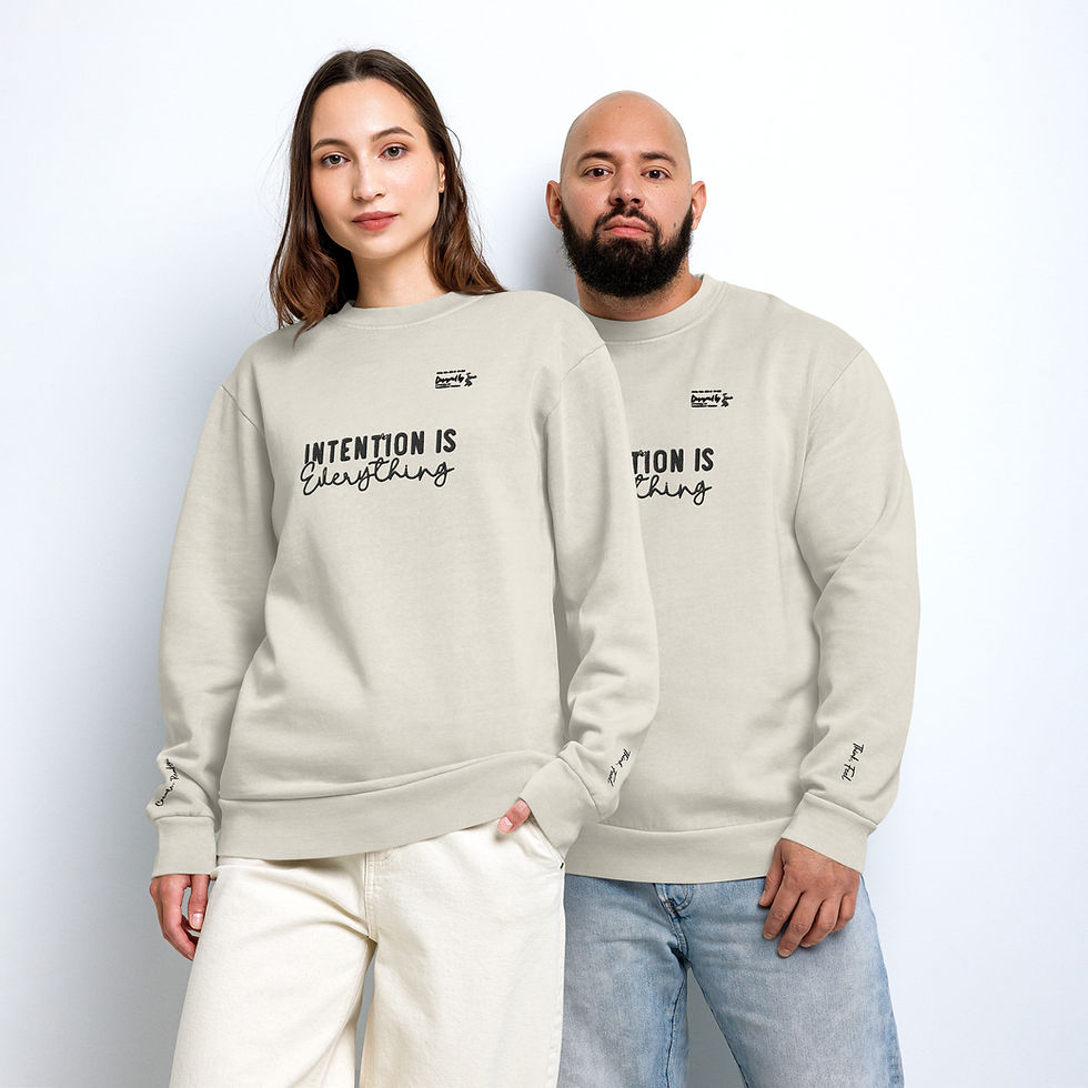 Thumbnail: Designed by Joan Intention is Everything Crewneck Sweater 