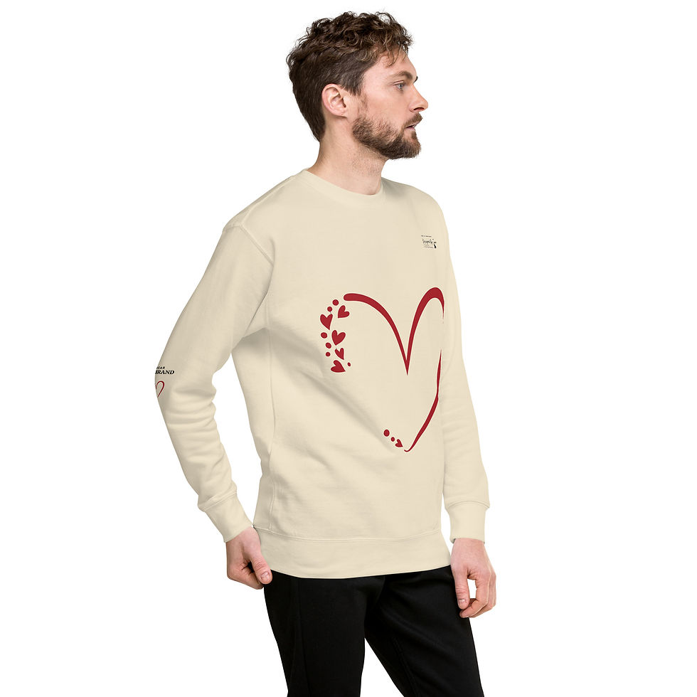 Thumbnail: Designed by Joan Valentine Heart - Own the Vibe Crewneck Sweater
