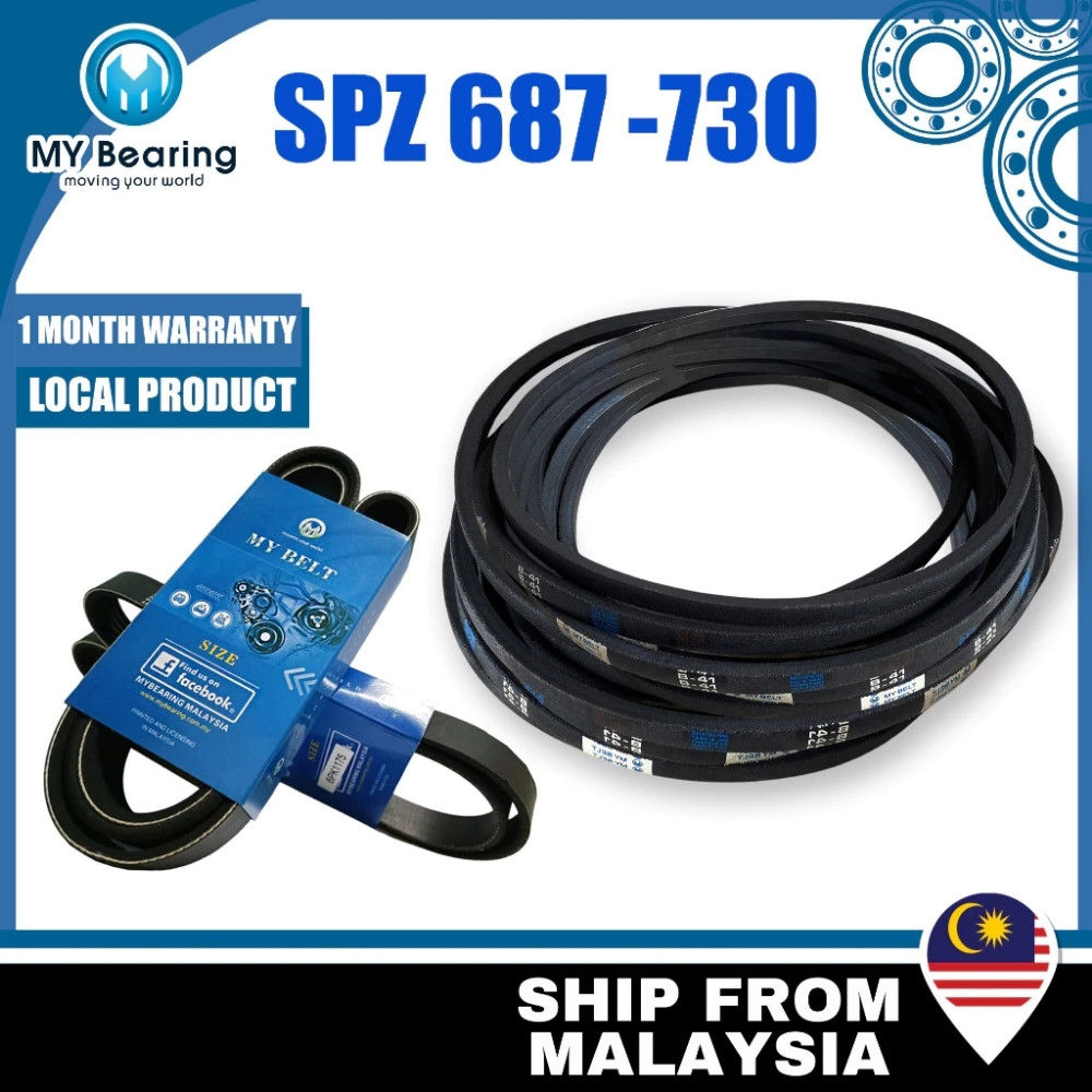 MY Belt SPZ687 SPZ730 Narrow V-Belts SPZ Type