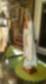 Resin Mary of Fatima sculpture