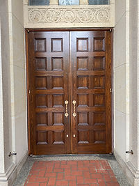 Wood door refinishing and restoration in Cincinnati, Ohio
