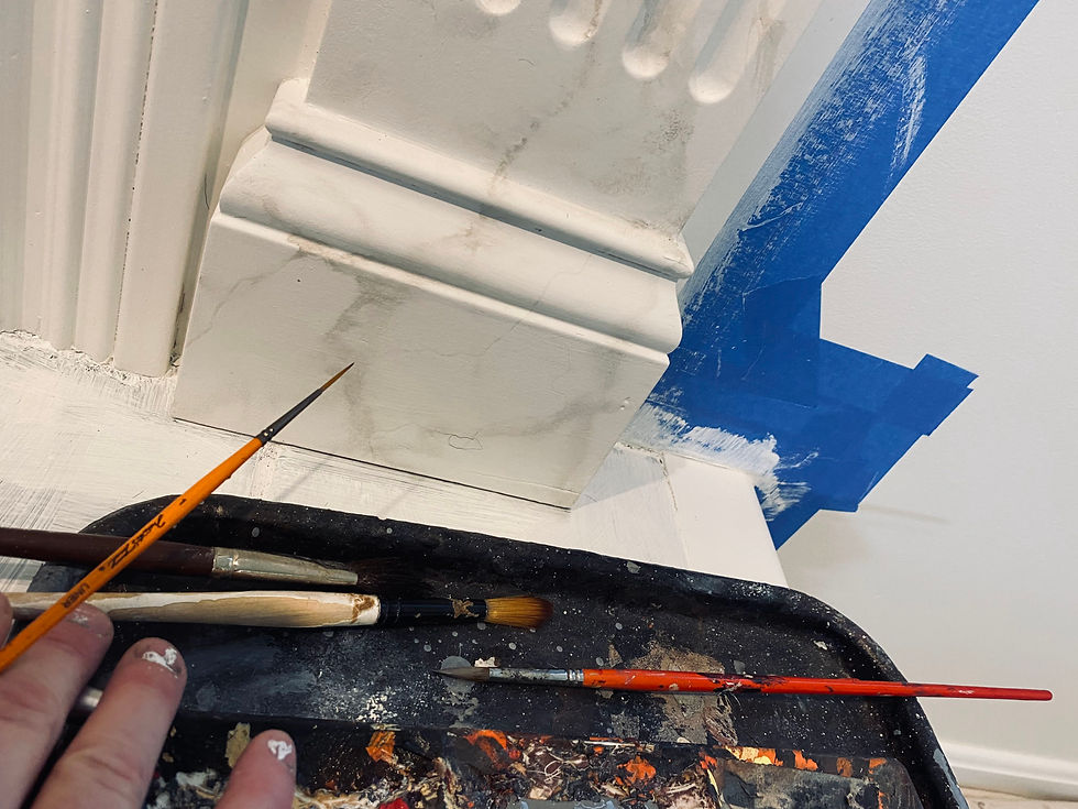Marble painter in Cincinnati, Ohio
