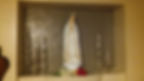 Our Lady of Fatima plaster statue repair and paint