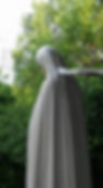 Our Lady of Fatima plaster statue repair and paint
