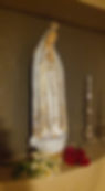 Our Lady of Fatima plaster statue repair and paint