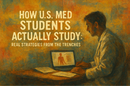 How U.S. Med Students Actually Study: Real Strategies from the Trenches