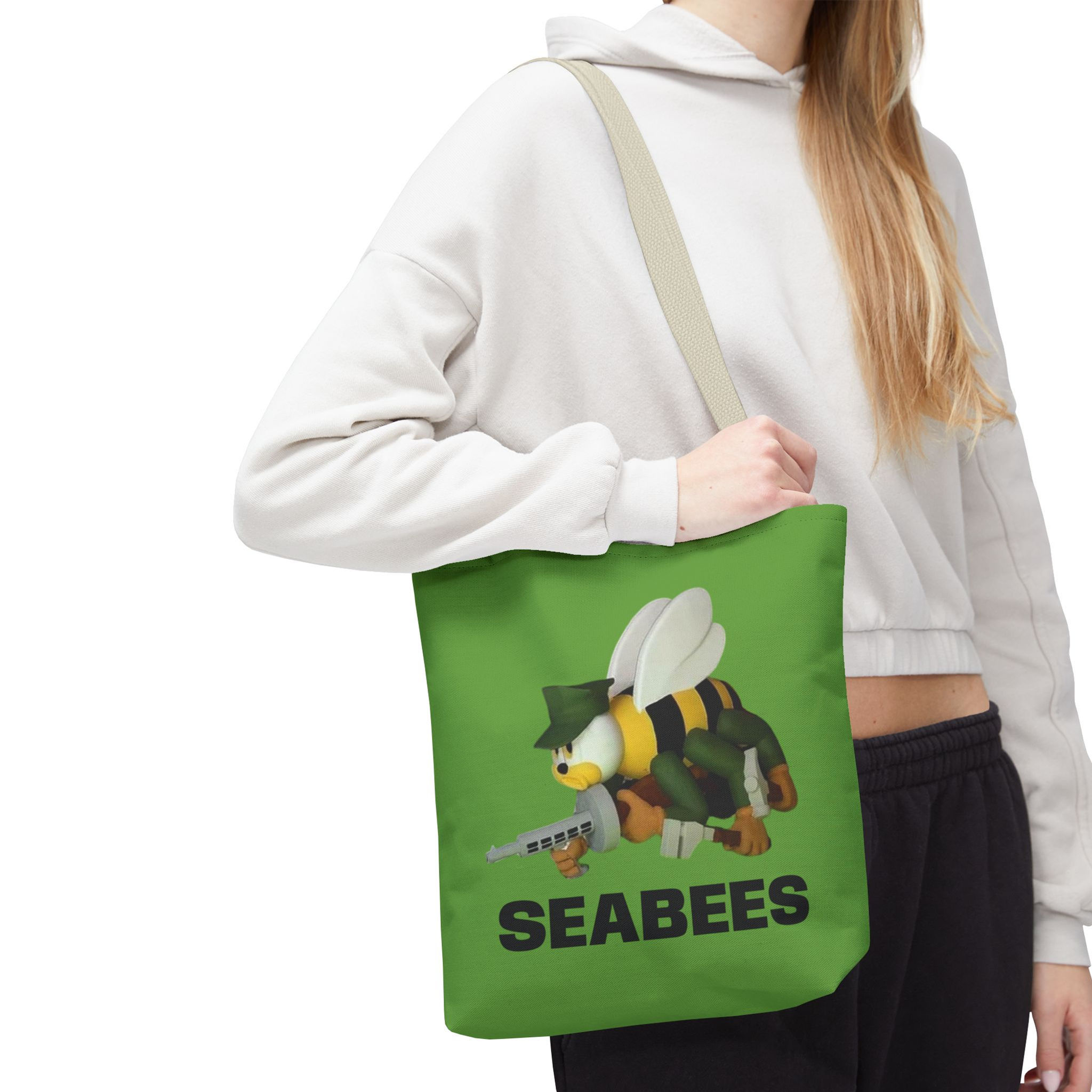 Seabees Double Sided Tote Bag day bag 3 sizes stylish original SCC design