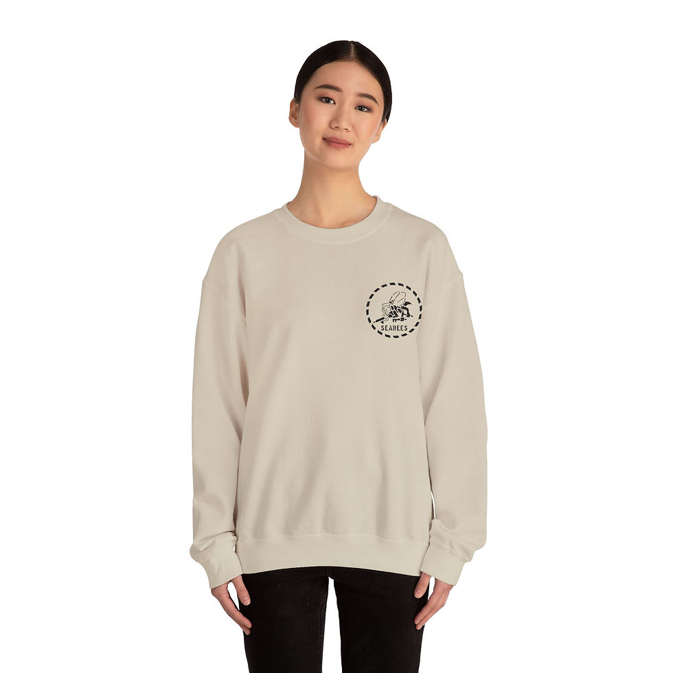 Thumbnail: Embroidered Seabee Stencil Sweatshirt 