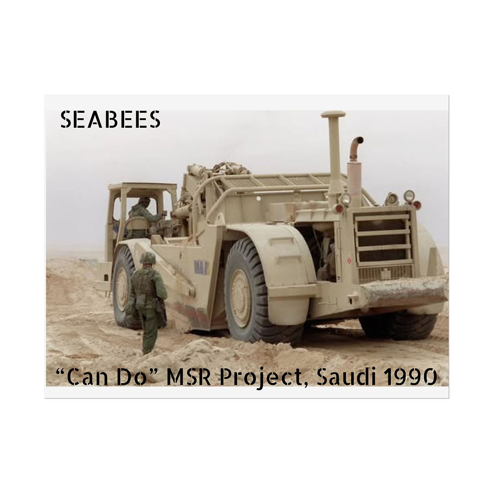 Thumbnail: Seabees Throwback Themed Rolled Posters, Unique Wall Art for Veterans Home Decor