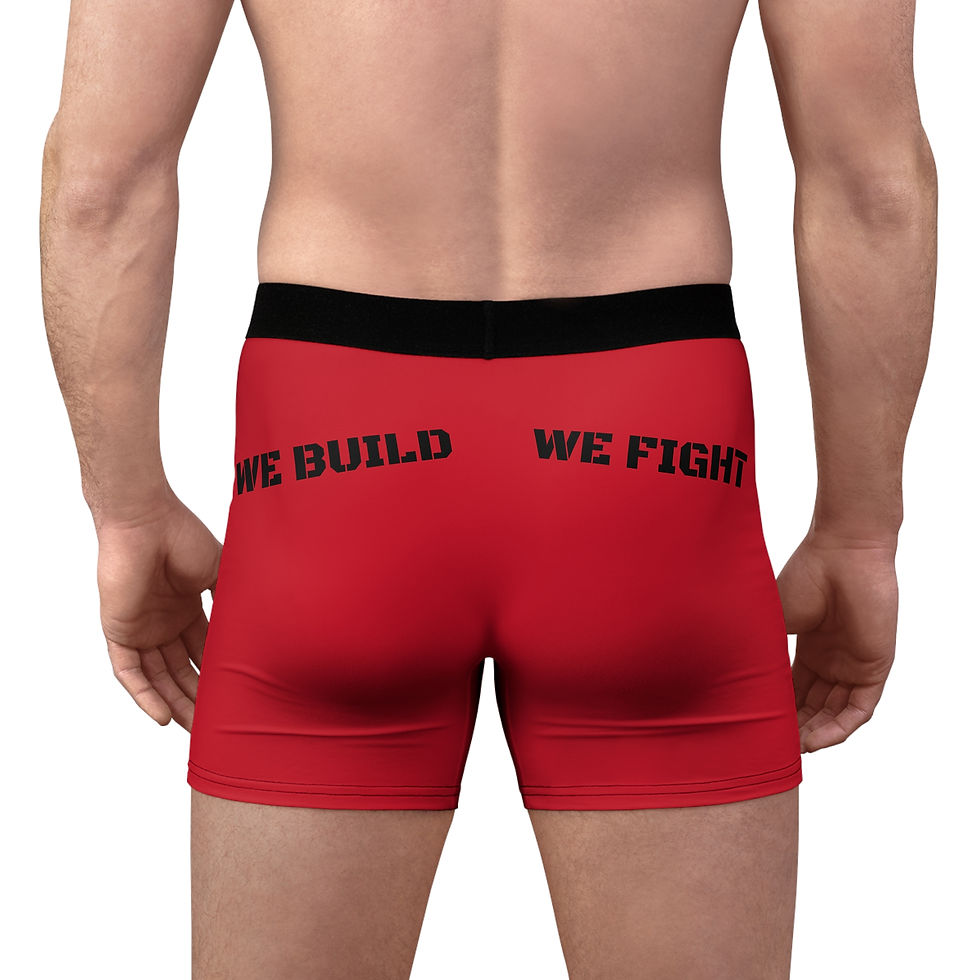 Thumbnail: Have a fine Seabee Christmas WE Build WE Fight Seabees Men's Boxer Briefs