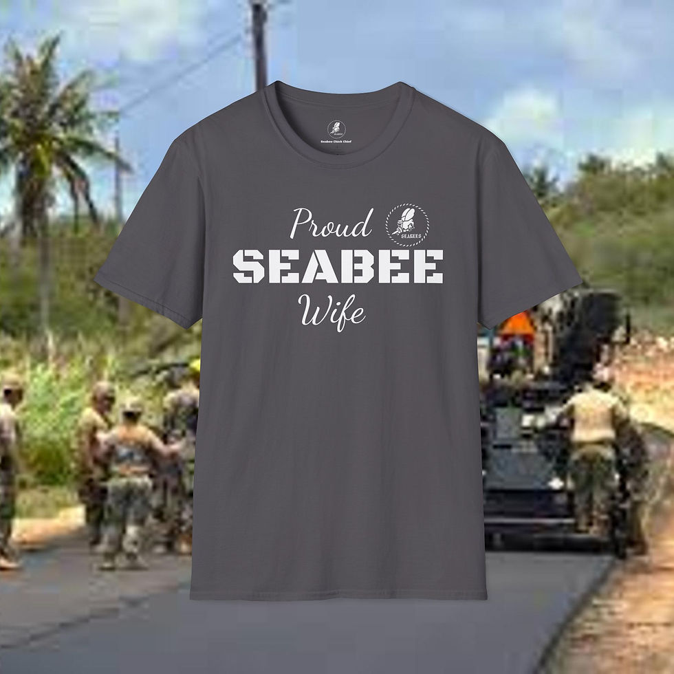 Thumbnail: SEABEE Wife Softstyle T-Shirt Support for Christmas birthday 