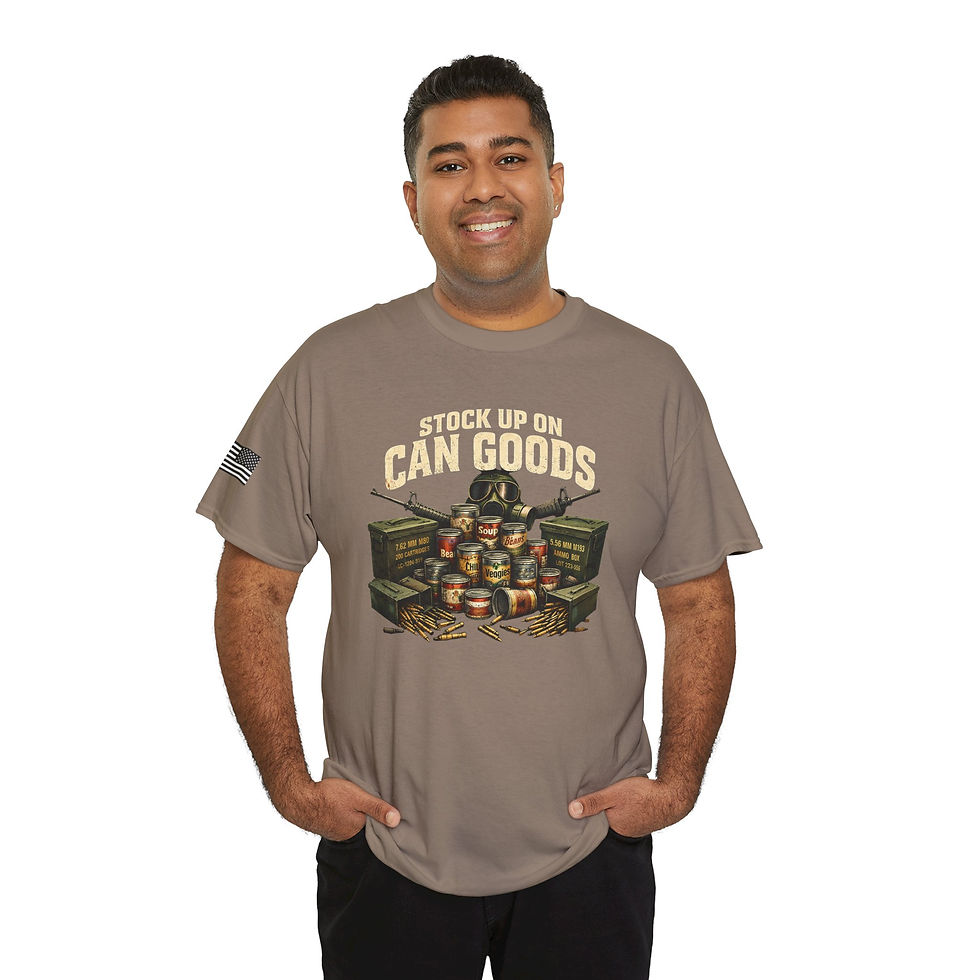 Thumbnail: Stock Up On Can Goods ammo cans unisex heavy cotton tee