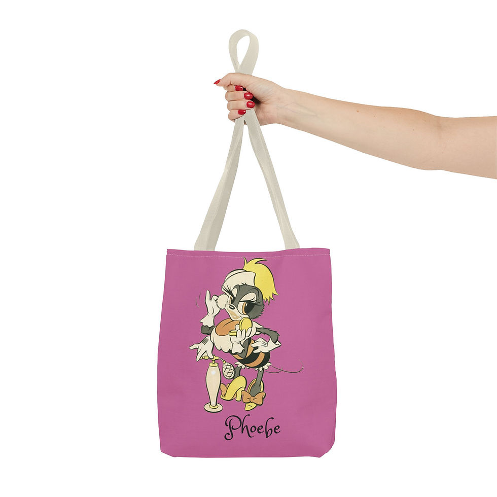 Thumbnail: Phoebe Seabees Double Sided Tote Bag day bag 3 sizes stylish original SCC design