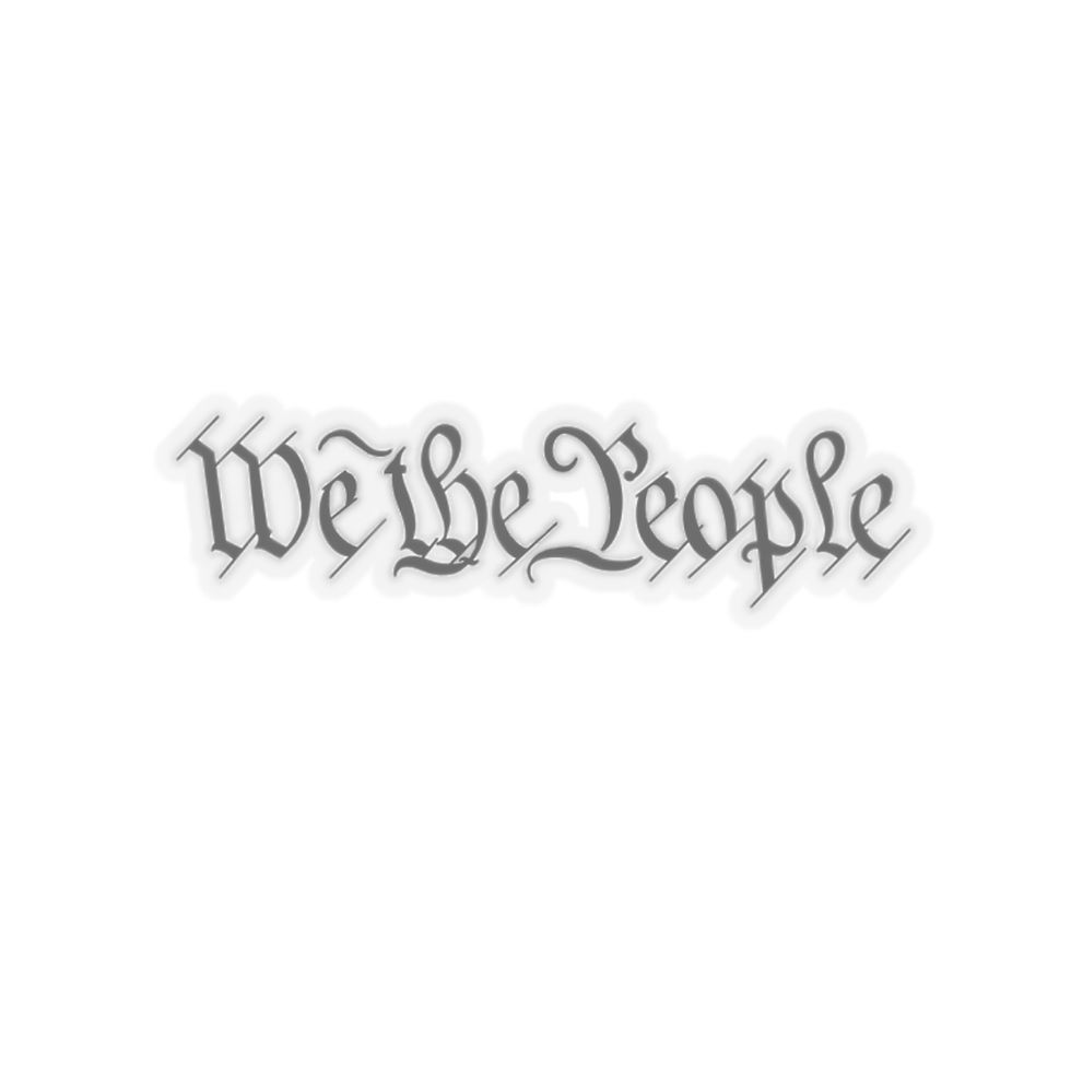 Thumbnail: We The People, US Constitution Preamble Stickers