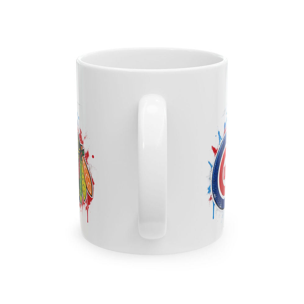 Thumbnail: Chicago Sports Teams Mug – Cubs, Bulls, White Sox & Bears Fan Coffee Mug