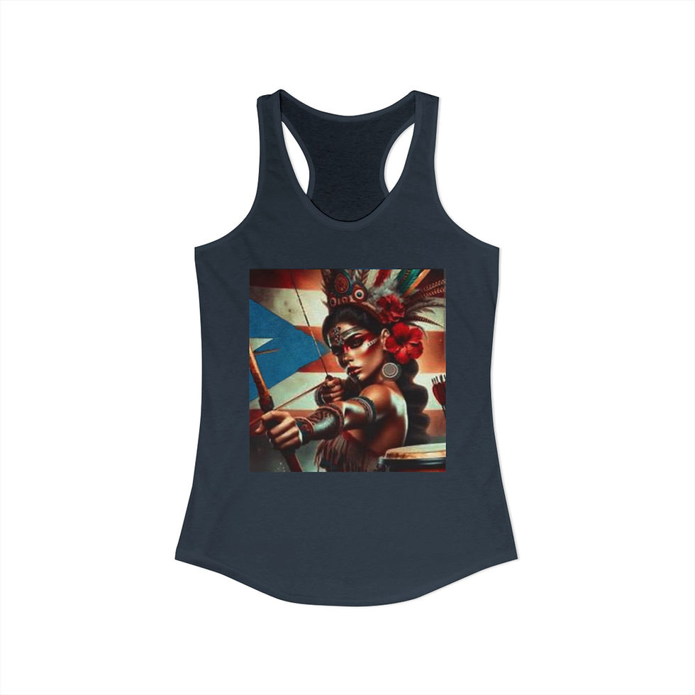 Thumbnail: Warrior Goddess Racerback Tank, Boho Summer Top