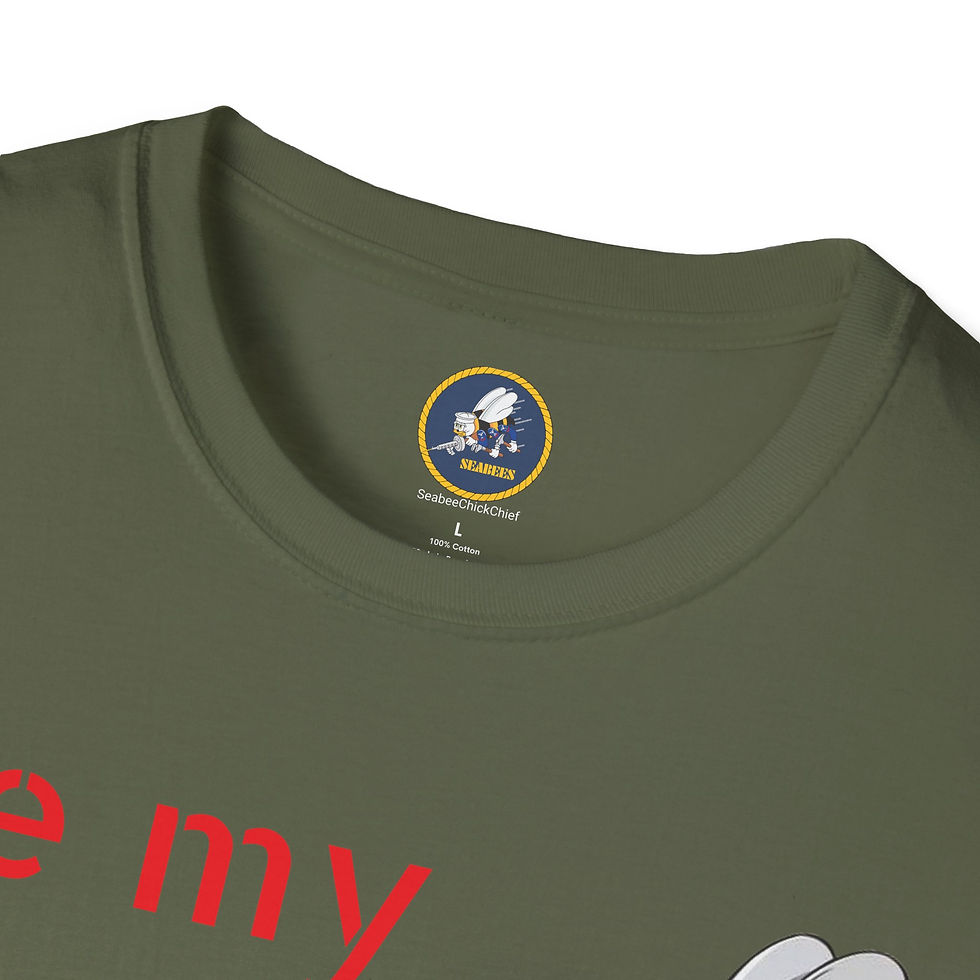 Thumbnail: Seabee Valentine T-shirt Softstyle  be my Valentine