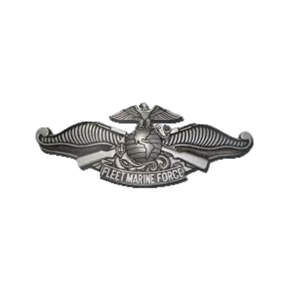 Thumbnail: Anodized FMF Warfare Insignia Die-Cut Sticker Gun Graphic Decal