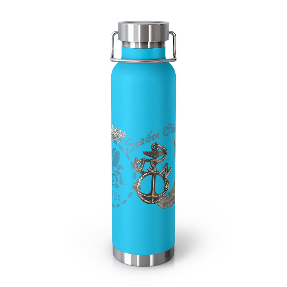 Thumbnail: Seabee Chick Chief Copper Vacuum Insulated Bottle, 22oz Seabee high quality