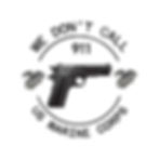 Thumbnail: MARINES Die-Cut Stickers, 1911 We Don't Call 911 Gun Graphic Decal