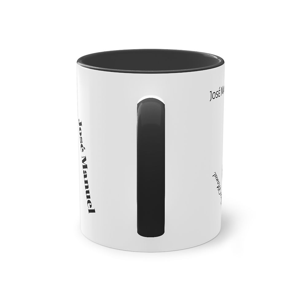 Thumbnail: Custom name Two-Tone Coffee Mug, 11oz