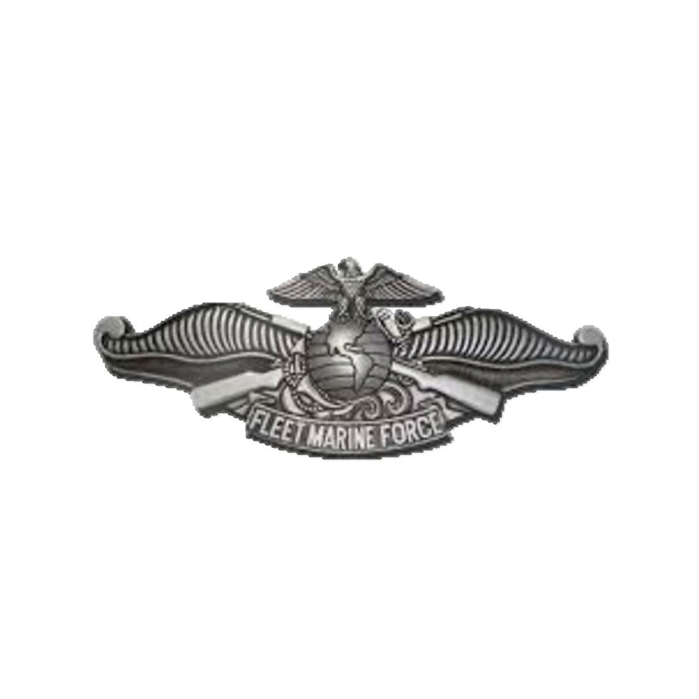 Thumbnail: Anodized FMF Warfare Insignia Die-Cut Sticker Gun Graphic Decal