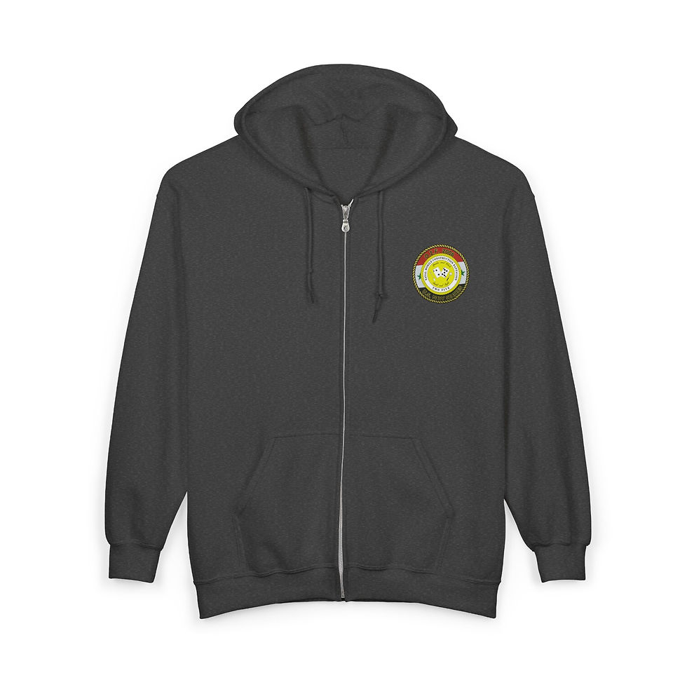 Thumbnail: NMCB 25 - 2006 OIF Deployment Nostalgic Replica Heavy Blend Hooded Zipper Hoodie