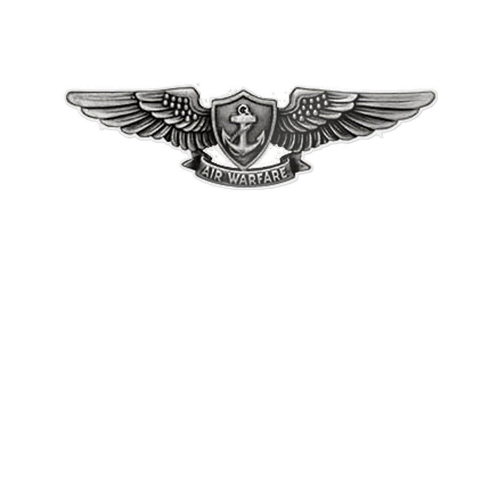 Thumbnail: Anodized Aviation Warfare Insignia Die-Cut Sticker Gun Graphic Decal