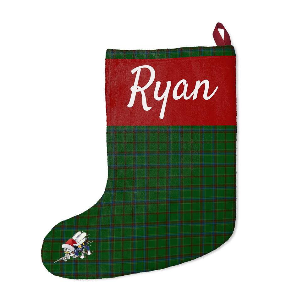 Thumbnail: Tartan Stockings Seabee Pattern With Logo and Phoebe