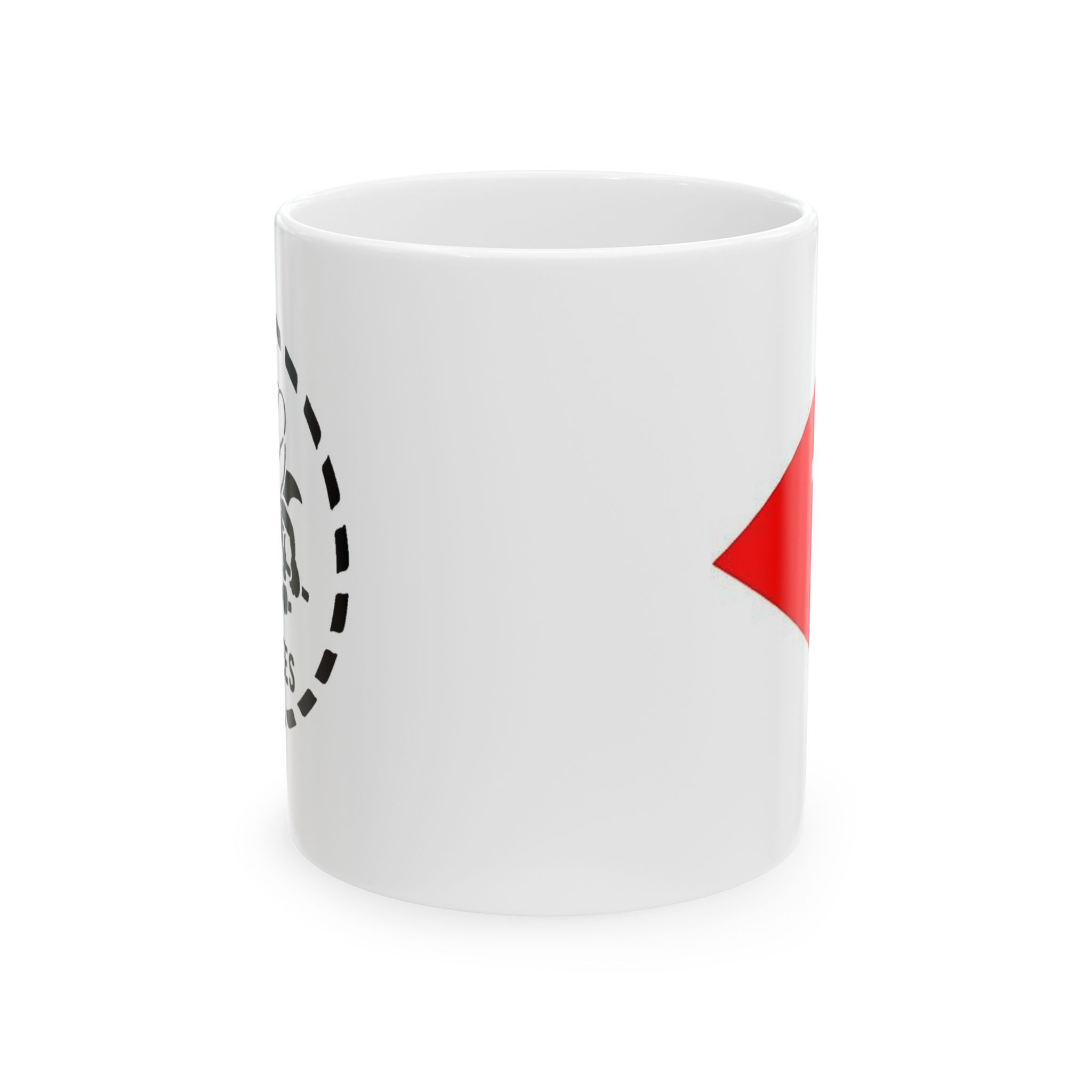 Double Sided Seabees NMCB 7 SEVEN Beep Ceramic Mug 11oz, coffee cup