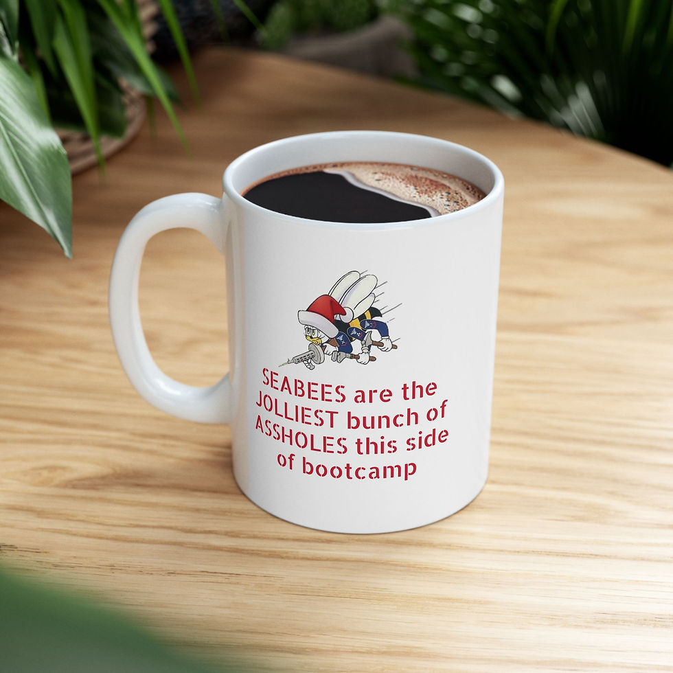 Thumbnail: Jolliest Assholes Mug Seabees 11 or 15 oz