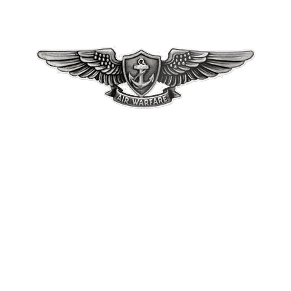 Thumbnail: Anodized Aviation Warfare Insignia Die-Cut Sticker Gun Graphic Decal