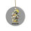 Thumbnail: Phoebe Double-Sided Ceramic Christmas Ornament